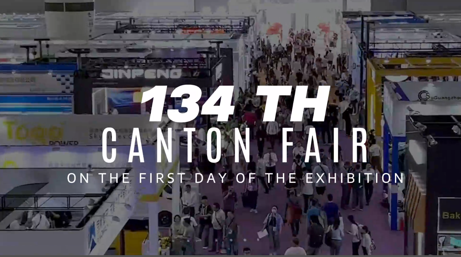 134. Canton Fair am ersten Ausstellungstag